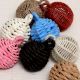 Multicolor Jute Christmas Ornaments Ball For Decoration- Pack of 8